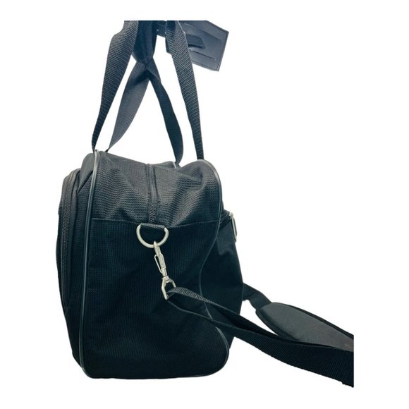 Samsonite Bags Samsonite Black Vinyl Travel Bag Euc Poshmark